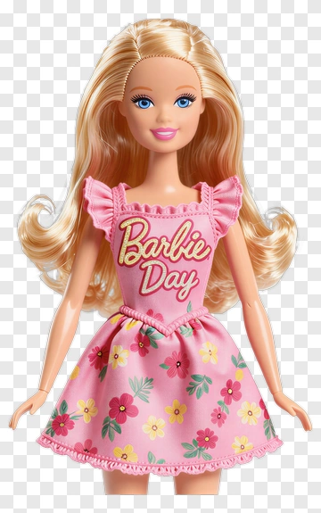 Barbie Doll Celebrating Barbie Day PNG