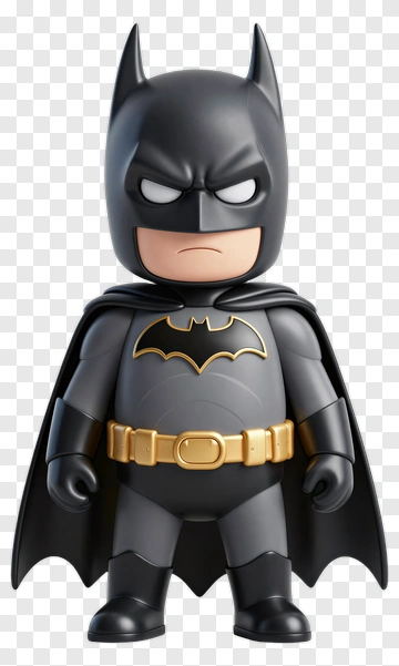 Cartoon Batman Character PNG