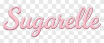 Sugar Belle Text Design PNG