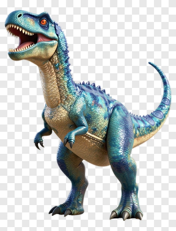 3D Cartoon Dinosaur PNG