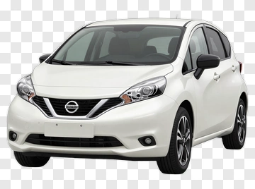 White Nissan Car PNG