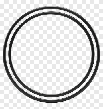 Black Circular Rings PNG
