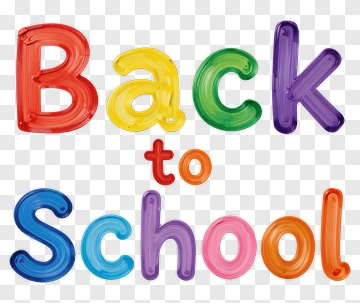 Back To School Text PNG