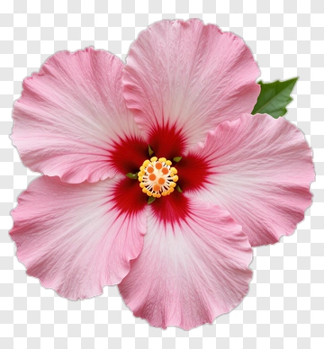 Pink Hibiscus Flower PNG