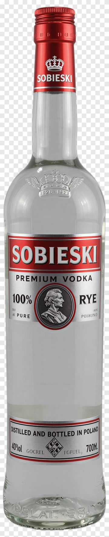 Sobieski Premium Vodka Bottle PNG