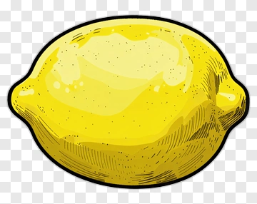 Yellow Lemon PNG