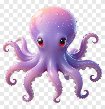 Cartoon Octopus PNG