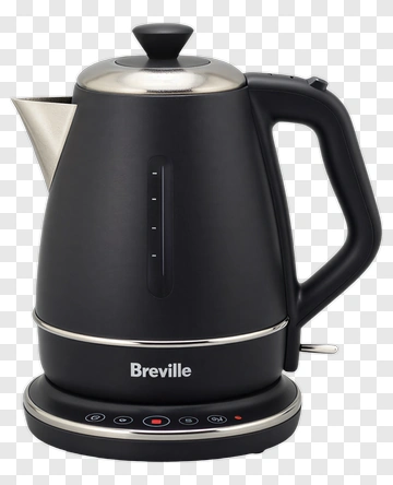 Black Electric Kettle PNG