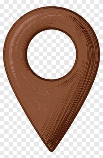 Brown Location Pin PNG