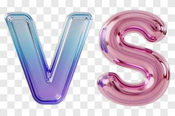 Colorful Vs Letter Design PNG