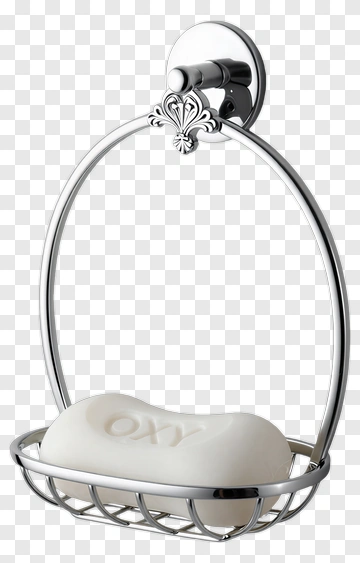 Soap In A Chrome Holder PNG