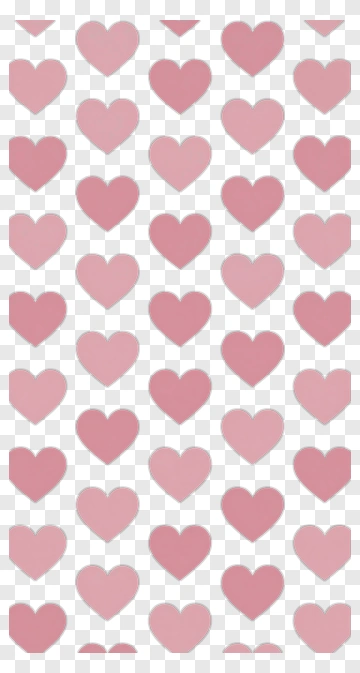 Pink Heart Pattern PNG