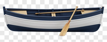 Rowboat With Oars PNG