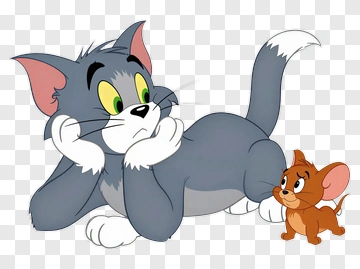 Cartoon Cat And Mouse PNG