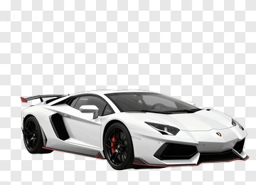 White Sports Car PNG