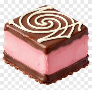 Chocolate And Strawberry Ice Cream Dessert PNG