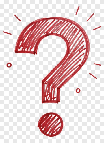 Red Question Mark Illustration PNG