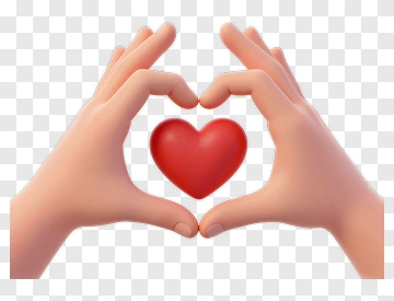 Hands Forming A Heart Shape PNG