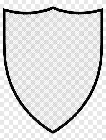 Blank Shield Outline PNG