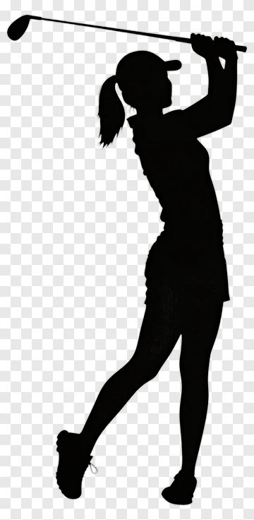 Golfer Swinging A Club PNG