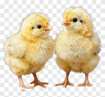 Two Cute Chicks PNG