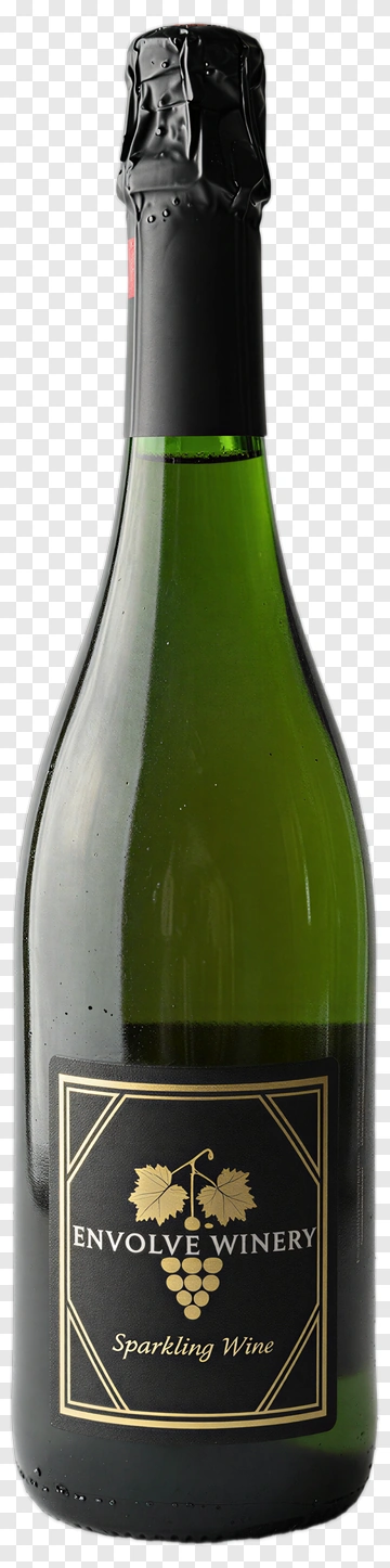 Envolve Winery Sparkling Wine Bottle PNG