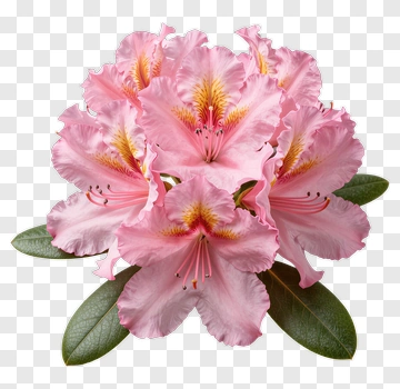 Pink Rhododendron Flower Bouquet PNG