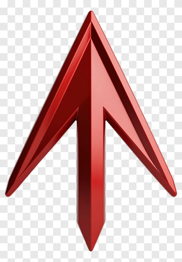 3D Red Arrow PNG