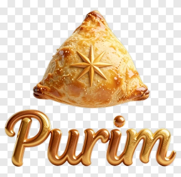 Purim Hamantaschen Cookie PNG