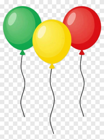 Colorful Balloons PNG
