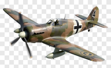 3D Military Aircraft With Camouflage Design PNG