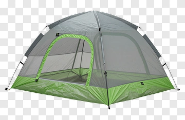 Green Camping Tent PNG