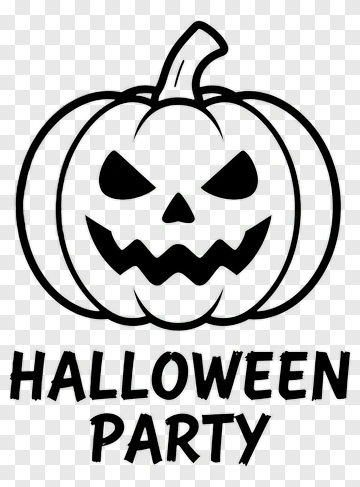Halloween Party Pumpkin PNG