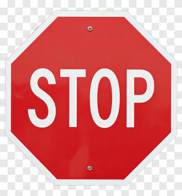 Red Stop Sign PNG
