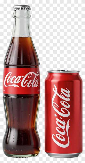 Coca-Cola Bottle And Can PNG