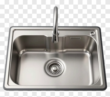 Stainless Steel Kitchen Sink PNG
