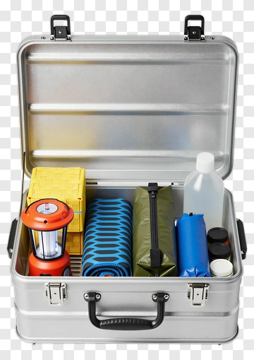 Camping Gear Storage Box PNG