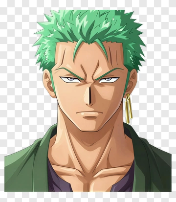 Anime Character With Green Hair PNG