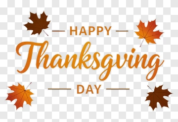 Happy Thanksgiving Day PNG