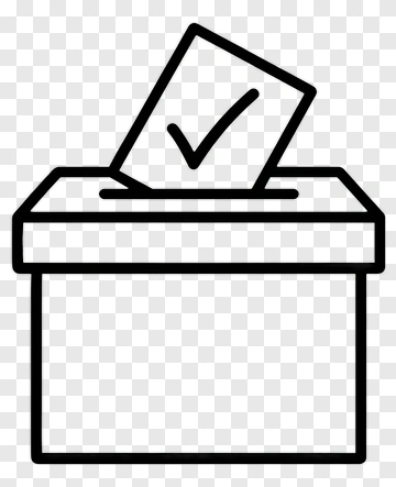 Ballot Box With Checked Vote PNG