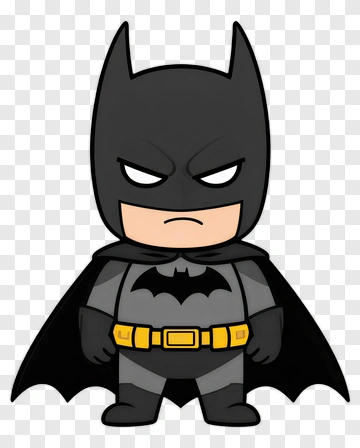 Cartoon Batman Character PNG