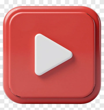 Red Play Button Icon PNG