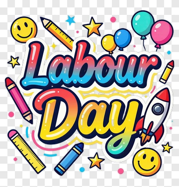 Labour Day Celebration Design PNG