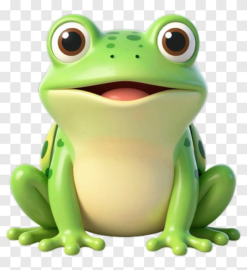 Cartoon Frog PNG