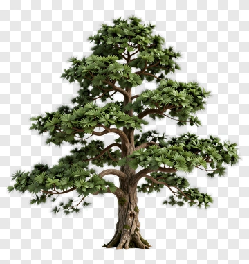 Pine Tree With Lush Green Foliage PNG