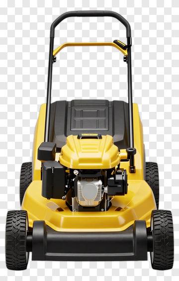 Yellow Lawn Mower PNG