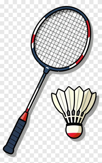 Badminton Racket And Shuttlecock PNG