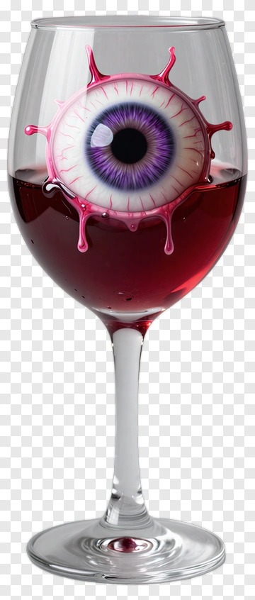 Eyeball In A Wine Glass PNG