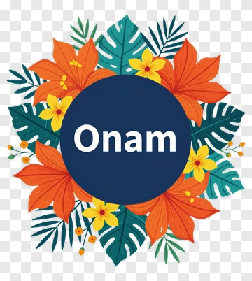 Onam Floral Decoration PNG