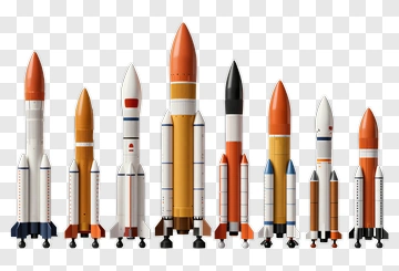 Collection Of Rockets PNG